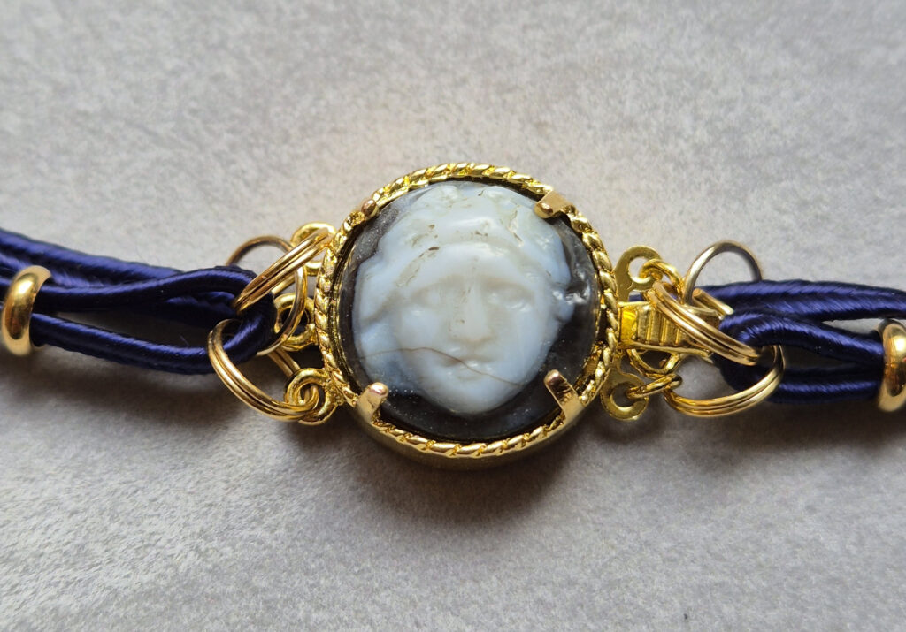 Cleopatra Head Cameo Bracelet Irene Messia